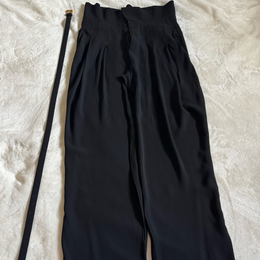 Gucci Black Wide-Leg Women's Pants